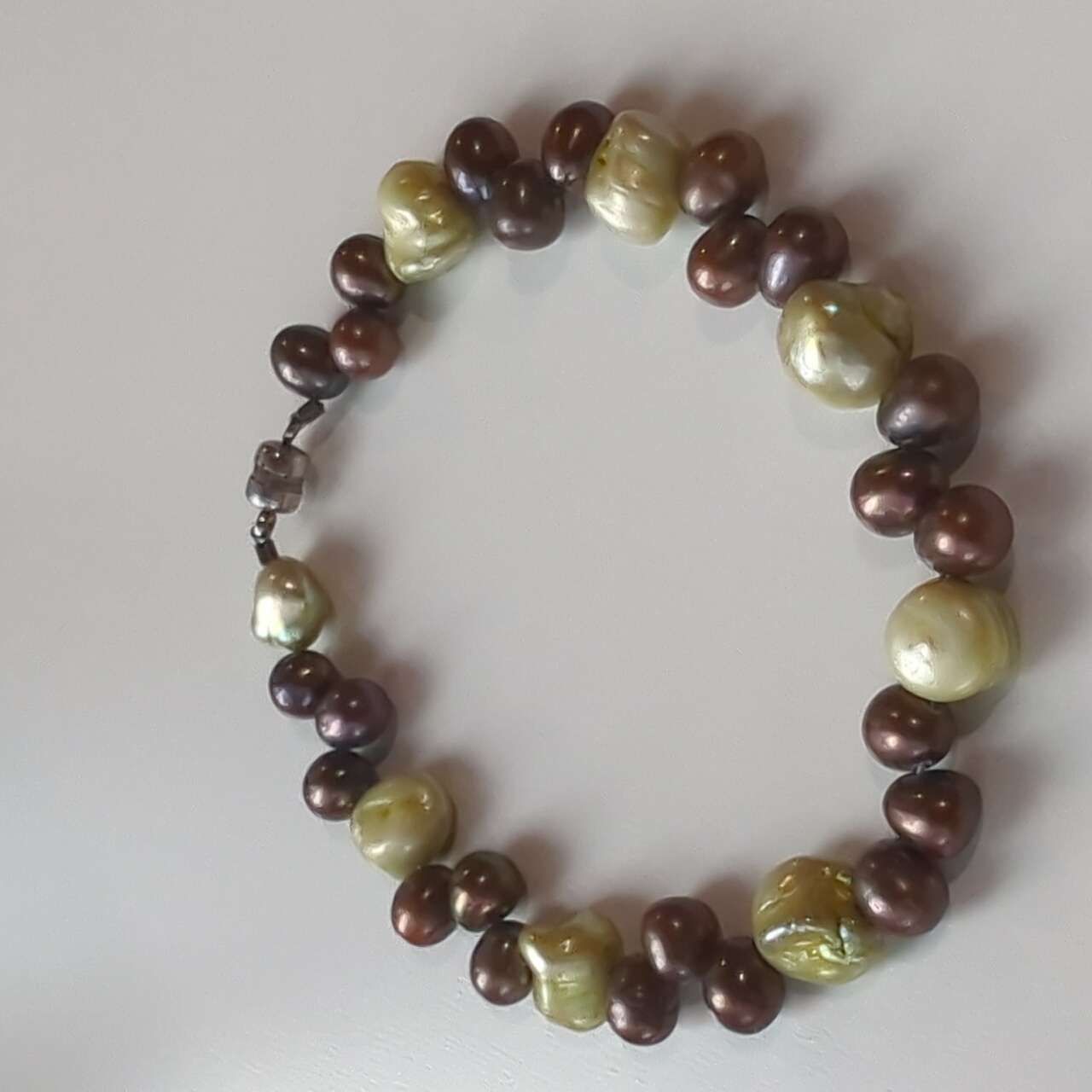 Freshwater Pearl Bracelet With Magnetic Clasp